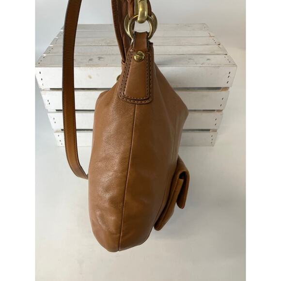 COACH 14783 LARGE BROWN SMOOTH LEATHER HANDBAG, SHOULDER BAG - Picture 2 of 16
